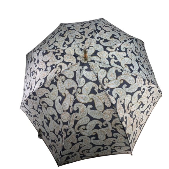 VTG Schertz Original Parasol Umbrella Paisley Lucite Handle - Picture 3 of 10